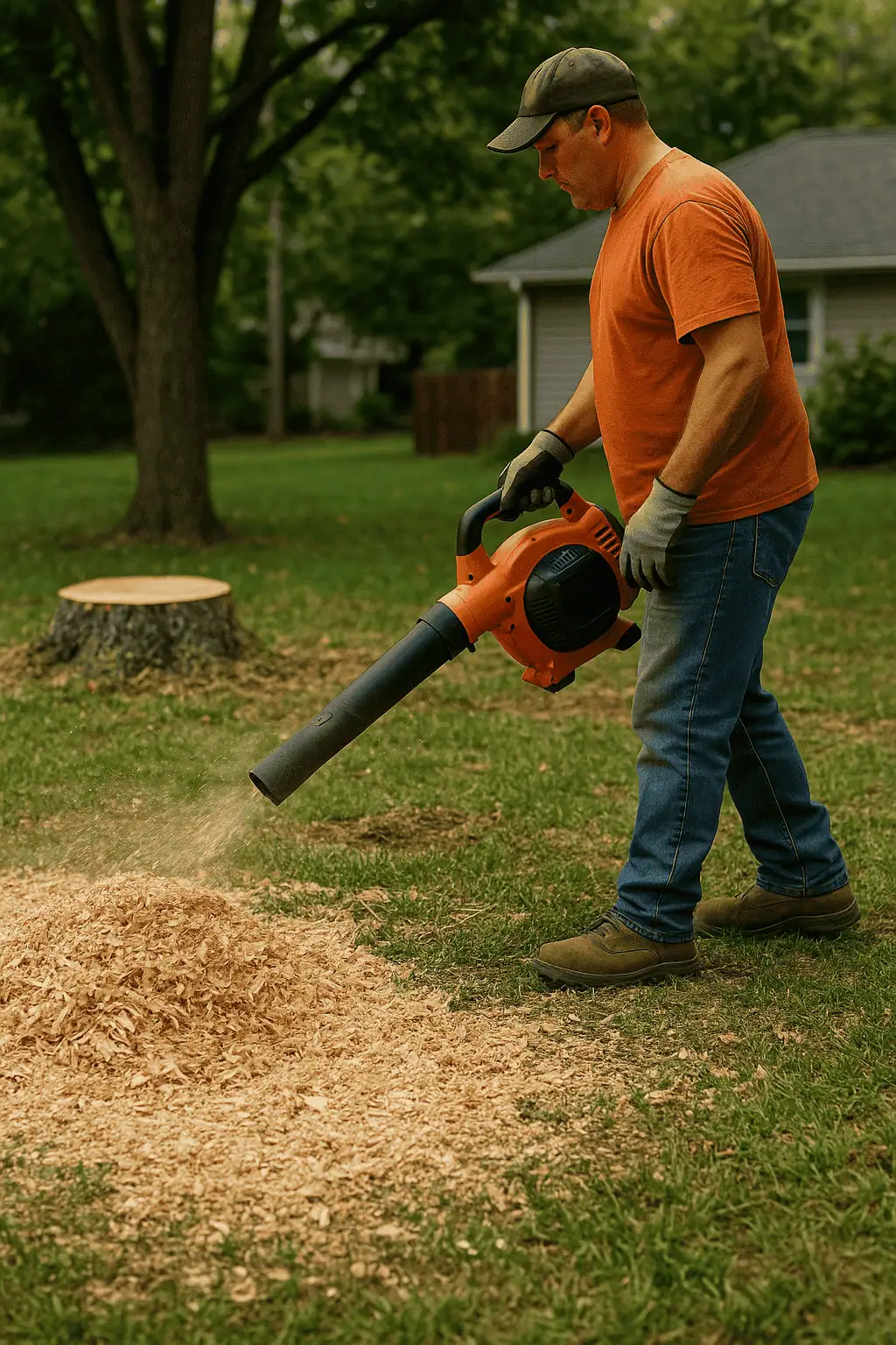 Rob's Tree Service staff is know for our excellent clean up services after every tree removal.