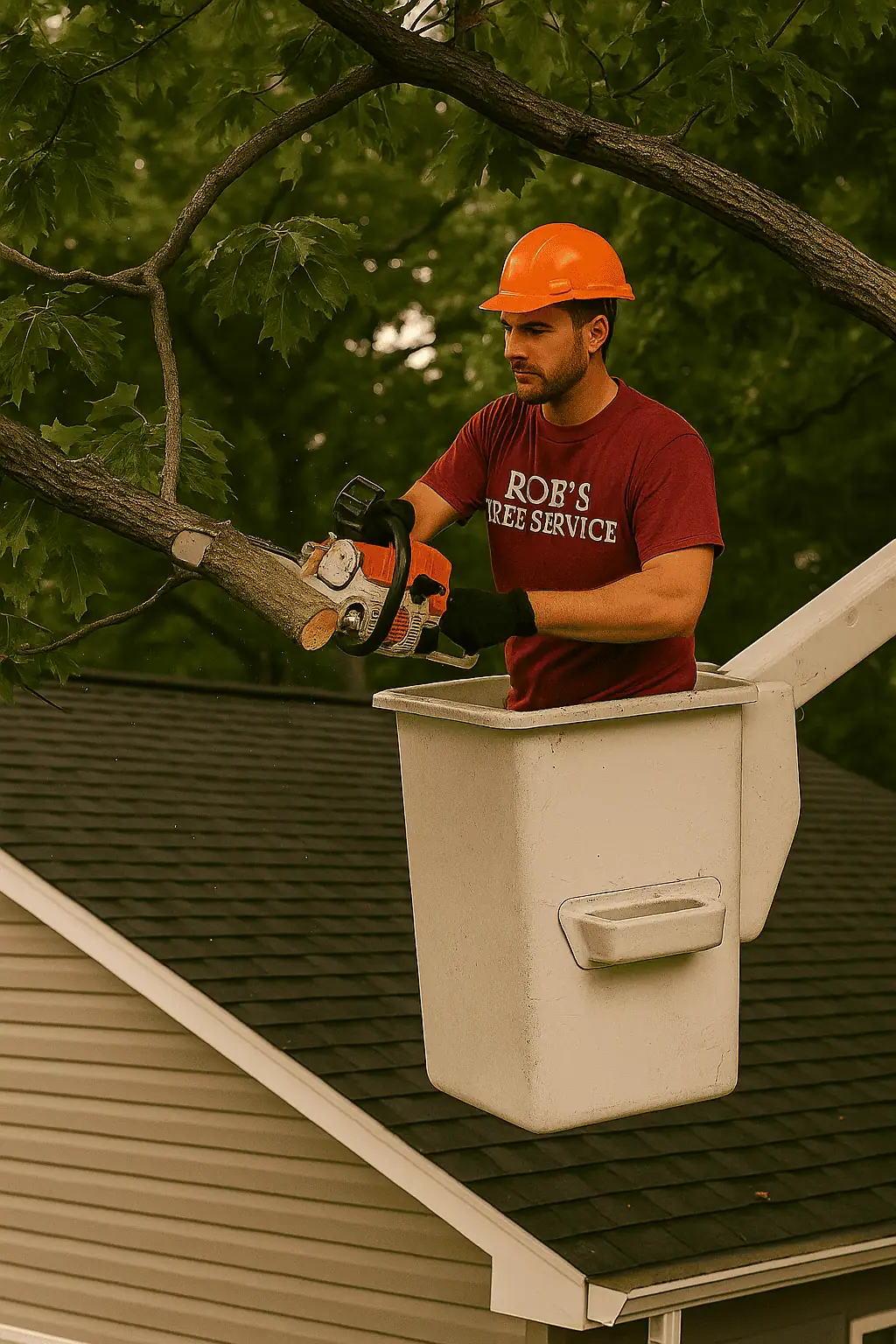 Overhanging Branch Trimming for Insurance Compliance